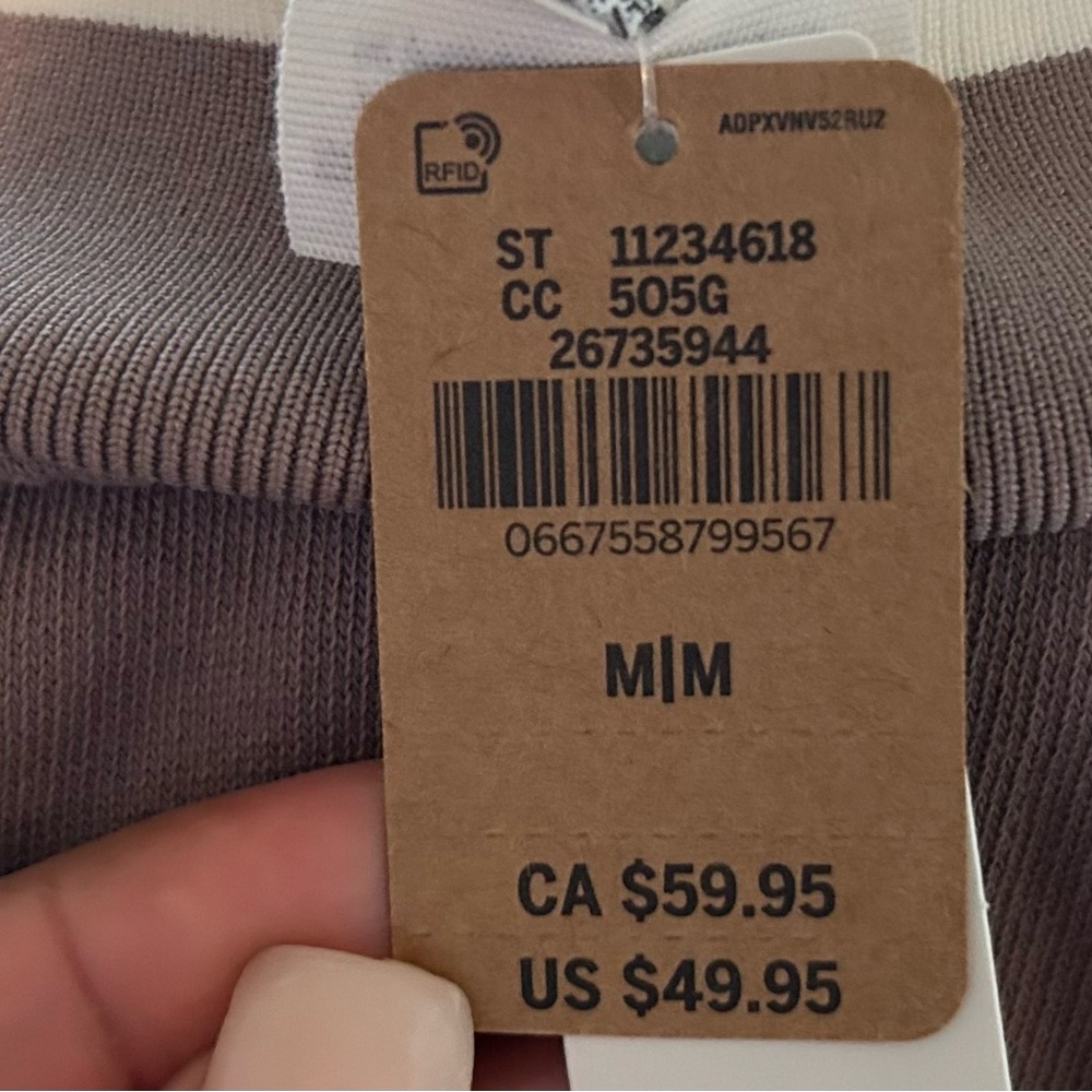 Victoria’s Secret Pink Premium Fleece V-Neck Pullover In Iced Coffee-SizeM🤎 - Picture 7 of 8